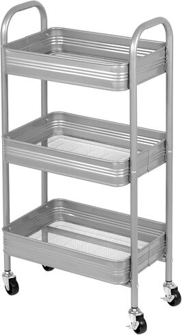 3-Tier Cart, Black in Saudi Arabia