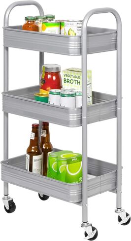 3-Tier Cart, Black in Saudi Arabia