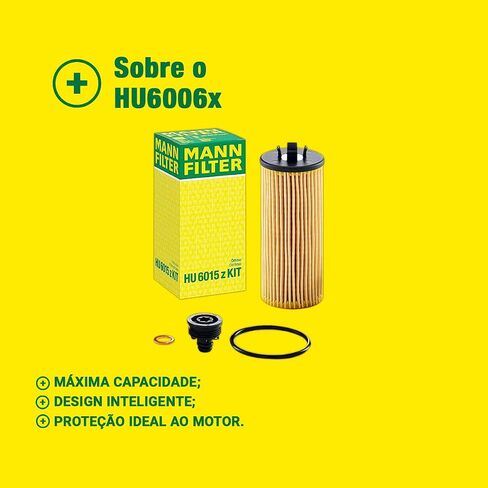 فلتر زيت MANN-FILTER HU 6015 Z KIT - خرطوشة in Saudi Arabia
