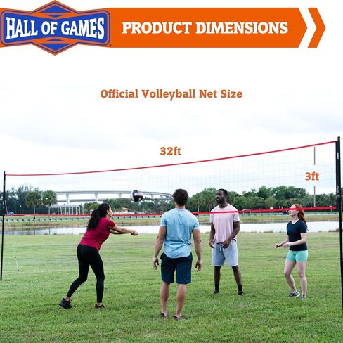 Hall of Games Outdoor Volleyball Net and Carrying Bag Set in Saudi Arabia