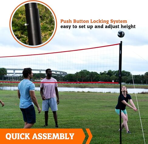 Hall of Games Outdoor Volleyball Net and Carrying Bag Set in Saudi Arabia