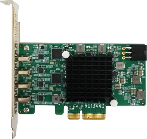 بطاقة تحكم هاي بوينت تكنولوجيز 4 منافذ USB-A 3.2 بسرعة 10 جيجابايت/ثانية RocketU 1344A in Kuwait