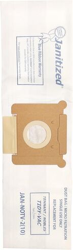 حقيبة ورقية بديلة ممتازة من Janitized JAN-NOTV-2(10) لطراز علبة Nobles Tidy-Vac، OEM#802224 (عبوة من 10 قطع) in Kuwait