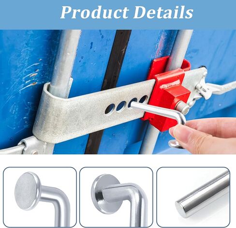 30 قطعة من دبوس إسقاط حامل البليت يتضمن 10 قطع M7x30mm، 10 قطع M8x30mm، 5 قطع M7x55mm و5 قطع M8x57mm، دبابيس أمان عالمية شديدة التحمل على شكل J للمستودع، المنزل أو رفوف البليت ووحدات الأرفف in Kuwait