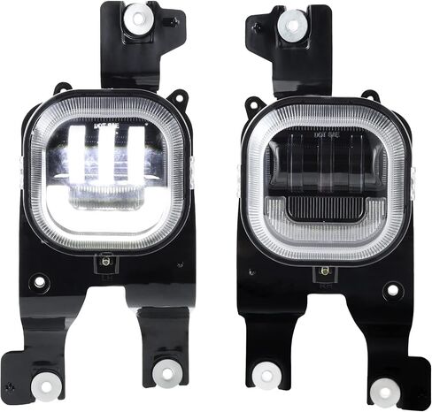 مجموعة مصابيح الضباب LED مع أضواء النهار الجري لـ 2008 2009 2010 Ford F250 F350 F450 F550 مجموعة مصابيح الضباب للقيادة التوصيل والتشغيل in Kuwait