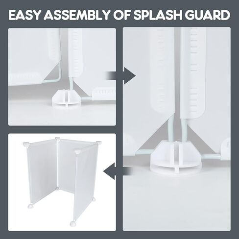 صينية حامل وسادة تبول الكلاب الجرو مع واقي من الرذاذ - مقاس 22 × 28 بوصة مانعة للتسرب من السيليكون حامل وسادة وي وي للكلاب سهل التنظيف in Kuwait