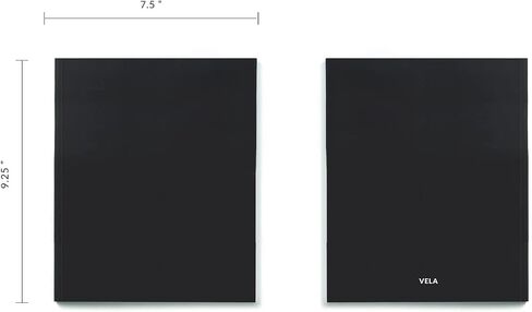 دفتر مختبر Vela Sciences B3-A المضغوط ذو الغلاف الناعم، 7.5 × 9.25 بوصة (19 × 23.5 سم)، 128 صفحة، مجلد دائم، ورق ثقيل الوزن 70 رطل (حزمة واحدة، مسطرة) in Saudi Arabia