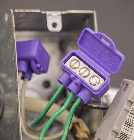 King Innovation 95085 AlumiConn Wire Connector, 2500 pk, Purple, Count in Kuwait