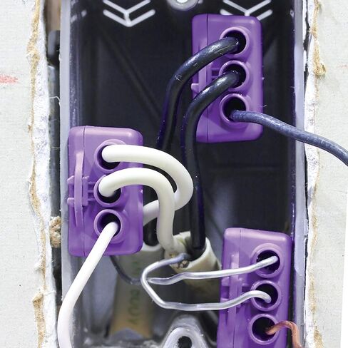King Innovation 95085 AlumiConn Wire Connector, 2500 pk, Purple, Count in Kuwait
