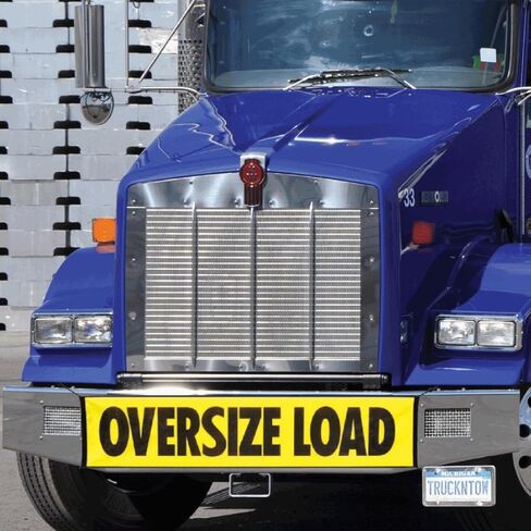 VULCAN Oversize Load Banners, Multi-Color Flags and Magnets Kit - Includes 2 Stretch Cord Oversize Load Banners, 4 Magnets, 4 Red Flags, 4 Orange Flags, and A High-Viz Vented Storage Bag in Saudi Arabia