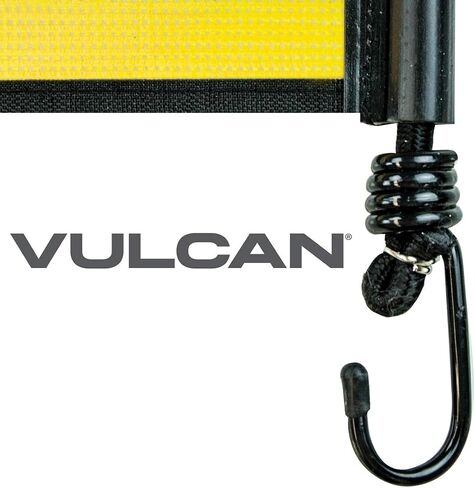 VULCAN Oversize Load Banners, Multi-Color Flags and Magnets Kit - Includes 2 Stretch Cord Oversize Load Banners, 4 Magnets, 4 Red Flags, 4 Orange Flags, and A High-Viz Vented Storage Bag in Saudi Arabia