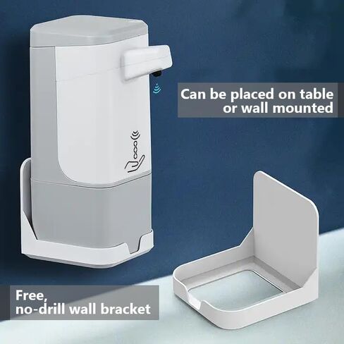 20oz (600ml) High Capacity 2024 POTENTIA Automatic, Touchless Soap Dispenser with Powerful Infrared Sensor, Adjustable Dispensing Levels, Liquid Soap, Shower Gel, Hand Sanitizer for Bathroom, Kitchen in Saudi Arabia