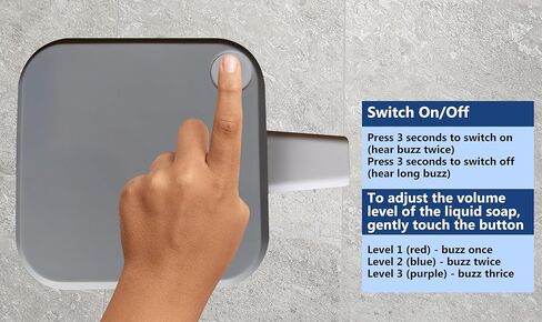 20oz (600ml) High Capacity 2024 POTENTIA Automatic, Touchless Soap Dispenser with Powerful Infrared Sensor, Adjustable Dispensing Levels, Liquid Soap, Shower Gel, Hand Sanitizer for Bathroom, Kitchen in Saudi Arabia
