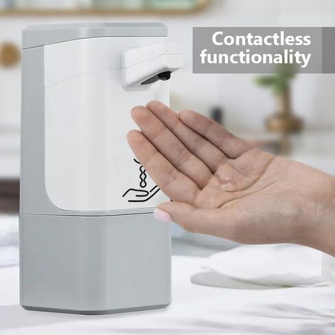 20oz (600ml) High Capacity 2024 POTENTIA Automatic, Touchless Soap Dispenser with Powerful Infrared Sensor, Adjustable Dispensing Levels, Liquid Soap, Shower Gel, Hand Sanitizer for Bathroom, Kitchen in Saudi Arabia