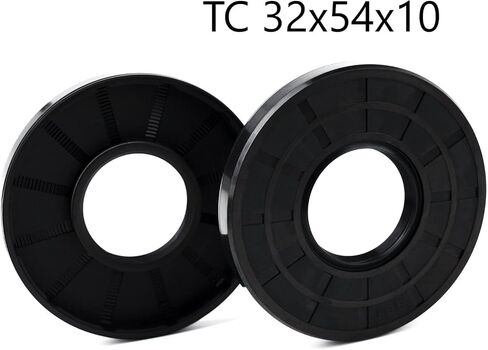 XIKE قطعتان من ختم الزيت، أختام الشفاه TC 30 مم × 54 مم × 7 مم غطاء مطاطي من النتريل شفة مزدوجة مع زنبرك، ختم عمود الزيت مناسب لعمود التحمل in Kuwait
