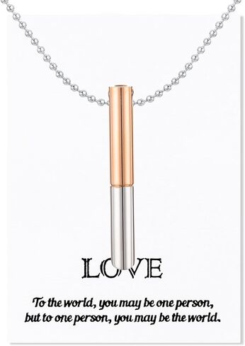 CARITATE Mindful Breathing Necklace Quit Smoking Tools, Depression Stress Anxiety Relief Items, Breathlace Necklace Anxiety Necklace Stainless Steel Stop Smoking Tool in Saudi Arabia