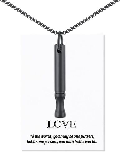CARITATE Mindful Breathing Necklace Quit Smoking Tools, Depression Stress Anxiety Relief Items, Breathlace Necklace Anxiety Necklace Stainless Steel Stop Smoking Tool in Saudi Arabia