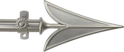 Rod Desyne Arrow Adjustable Window Curtain Rod Set, 66 to 120-Inch, Antique Brass in Saudi Arabia