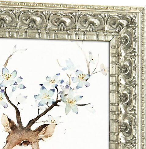 Golden State Art, 13X19 Ornate Finish Photo Frame with White Mat for 11X17 Picture & Real Glass, Color: Bronze in Saudi Arabia