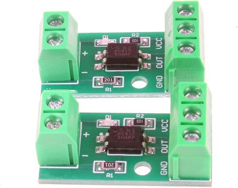 1 قطعة أخضر 1-قناة PC817 وحدة عزل Optocoupler عازل ضوئي إلكتروني عزل الإشارة ومكافحة التداخل 3-5V 12V 24V Optocouplers المنتجات الإلكترونية الضوئية (3-5V) in Kuwait