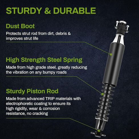 AUTOSAVER88 Rear Struts Shocks Assembly Coil Spring Compatible with Buick Lesabre Lucerne Park Avenue Riviera Cadillac DTS Deville Seville in Saudi Arabia
