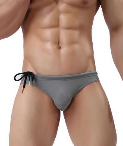 BRAVE PERSON Fashion Color Belt Men's Bikini Low Waist Swim Briefs 1156 in Saudi Arabia