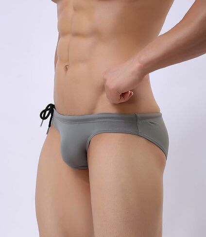 BRAVE PERSON Fashion Color Belt Men's Bikini Low Waist Swim Briefs 1156 in Saudi Arabia
