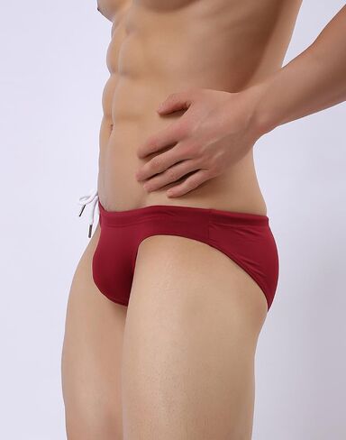 BRAVE PERSON Fashion Color Belt Men's Bikini Low Waist Swim Briefs 1156 in Saudi Arabia