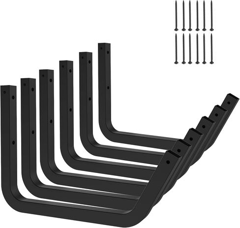 شماعة خطافات تخزين الكاياك الداخلية شديدة التحمل من Qualward، رف حامل معلق على الحائط للوحة مجداف الزورق، السلم، الكراسي القابلة للطي، خرطوم، الدراجة والأدوات in Kuwait