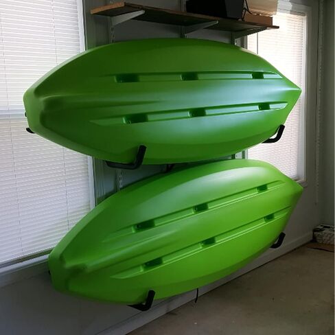 شماعة خطافات تخزين الكاياك الداخلية شديدة التحمل من Qualward، رف حامل معلق على الحائط للوحة مجداف الزورق، السلم، الكراسي القابلة للطي، خرطوم، الدراجة والأدوات in Kuwait