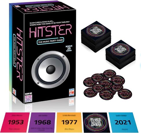 Fotorama Hitster Jumbo Edition: The Ultimate Music Quiz Party Card Game for Adults and Families - 2 to 10 Players Ages 16+ in Kuwait