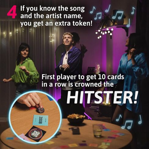 Fotorama Hitster Jumbo Edition: The Ultimate Music Quiz Party Card Game for Adults and Families - 2 to 10 Players Ages 16+ in Kuwait