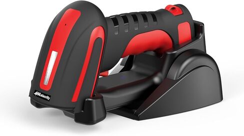 Alacrity 2D 1D QR ماسح الباركود الصناعي مع حامل (ليس شحن لاسلكي)، بلوتوث 2.4 جيجا هرتز سلكي USB 3in1، مقاوم للصدمات والغبار، حر اليدين للكمبيوتر المحمول والكمبيوتر اللوحي والهاتف Windows Mac iOS Android in Kuwait