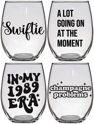 It's Me Hi - هدية المعجبين Swifty Lyrics Sayings Merch Obsessed Swiftey Present - كوب زجاجي ممتاز بدون جذع 21oz in Kuwait