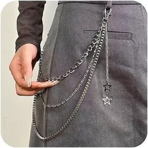 سلسلة سراويل سراويل سراويل لسلسلة المحفظة للرجال ، سلاسل موسيقى الروك بالهيب هوب للجنون ، والأكياس ، والملحقات in Saudi Arabia