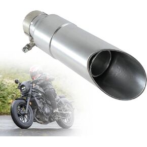 Exhaust Muffler Drag Pipe Compatible with 2014-2018 Honda CTX700, Straight Through Stainless Steel Muffler Resonator - Black in Saudi Arabia