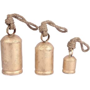 2" Brass Hanging Entry Bell Decorative Doorbell with Leather Strap for Home, Barn, Farmhouse and Store in Saudi Arabia