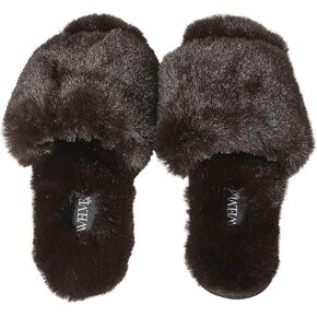 Twelve AM Co. Womens So Good Fluffy Slippers in Saudi Arabia