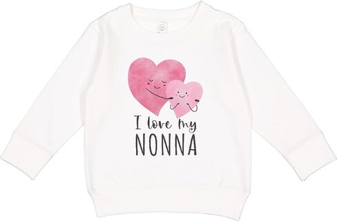 inktastic I Love My Nonna Toddler Sweatshirt in Saudi Arabia