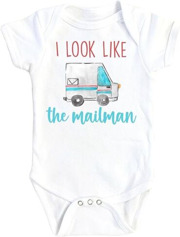 Mailman - Baby Boy Girl Clothes Infant Bodysuit Funny Cute Newborn in Saudi Arabia