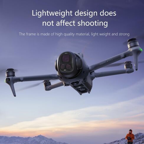 مجموعة مرشحات ND & CPL لـ DJI Mavic 4 Pro، MCUV ND8 ND16 ND32 ND64 ND1000 Night Star CPL مع تحكم دقيق في التعريض، عدسة كاميرا محايدة الكثافة مرشح ND (ND1000) in Saudi Arabia