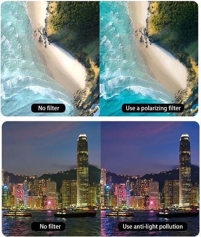 مجموعة مرشحات ND & CPL لـ DJI Mavic 4 Pro، MCUV ND8 ND16 ND32 ND64 ND1000 Night Star CPL مع تحكم دقيق في التعريض، عدسة كاميرا محايدة الكثافة مرشح ND (ND1000) in Saudi Arabia