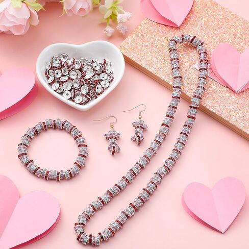 Ferreve 600 PCS Fall Spacer Beads for Jewelry Making 8mm brown brown brown orge bhinestone crystal jeds for pensed diy diy autgiving antumn harvest bracelet bracelet netclace gifts crafts in Kuwait
