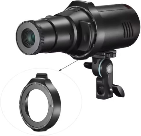 Round Head Flashing Adapter for AKR21 Flashing Speedlight Seamlessly Device Connectivity for Engineers Enthusiasts in Saudi Arabia