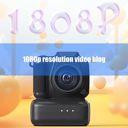 كاميرا رقمية ريترو للسفر بشاشة LCD 1.3 بوصة ومسجل فيديو 1080 بكسل مدمج في 6 تصميم محمول للسفر in Saudi Arabia