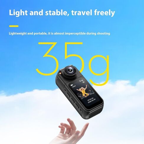 1080P Body Camera with Video 180 Degree Rotating Lens Wearable Pocket Camera for Outdoor Travel in Saudi Arabia
