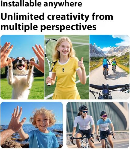 1080P Body Camera with Video 180 Degree Rotating Lens Wearable Pocket Camera for Outdoor Travel in Saudi Arabia