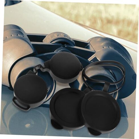 NUOBESTY 50mm Waterproof Binocular Lens Caps Set 3pcs Rubber Eyepiece Covers for Eye Protection Compatible Compact Binoculars and Telescopes in Kuwait
