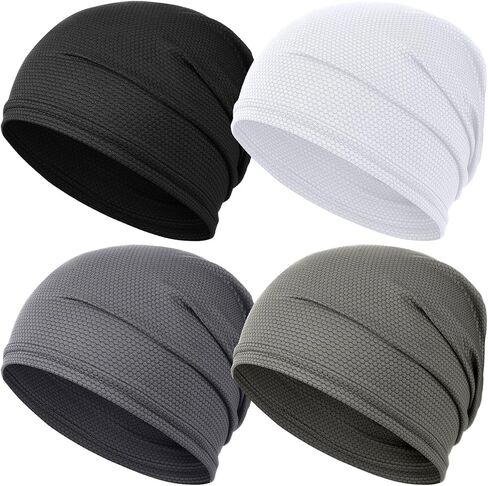 JenPen Cooling Skull Cap for Men Women, Breathable Summer Beanie Sweat Wicking Head Wrap for Running Cycling Sun Protection in Saudi Arabia