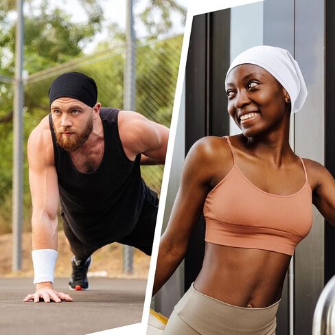 JenPen Cooling Skull Cap for Men Women, Breathable Summer Beanie Sweat Wicking Head Wrap for Running Cycling Sun Protection in Saudi Arabia